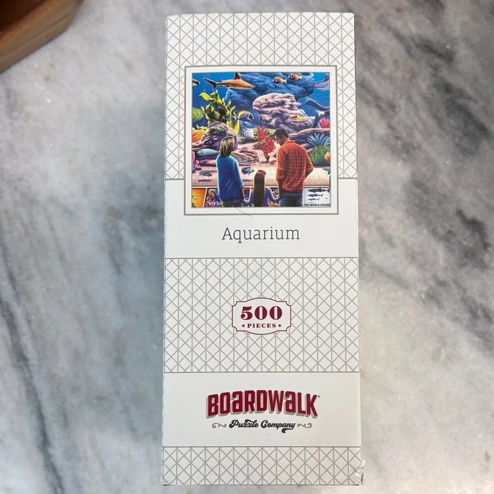 Aquarium 500-Piece Jigsaw Puzzle - Blue